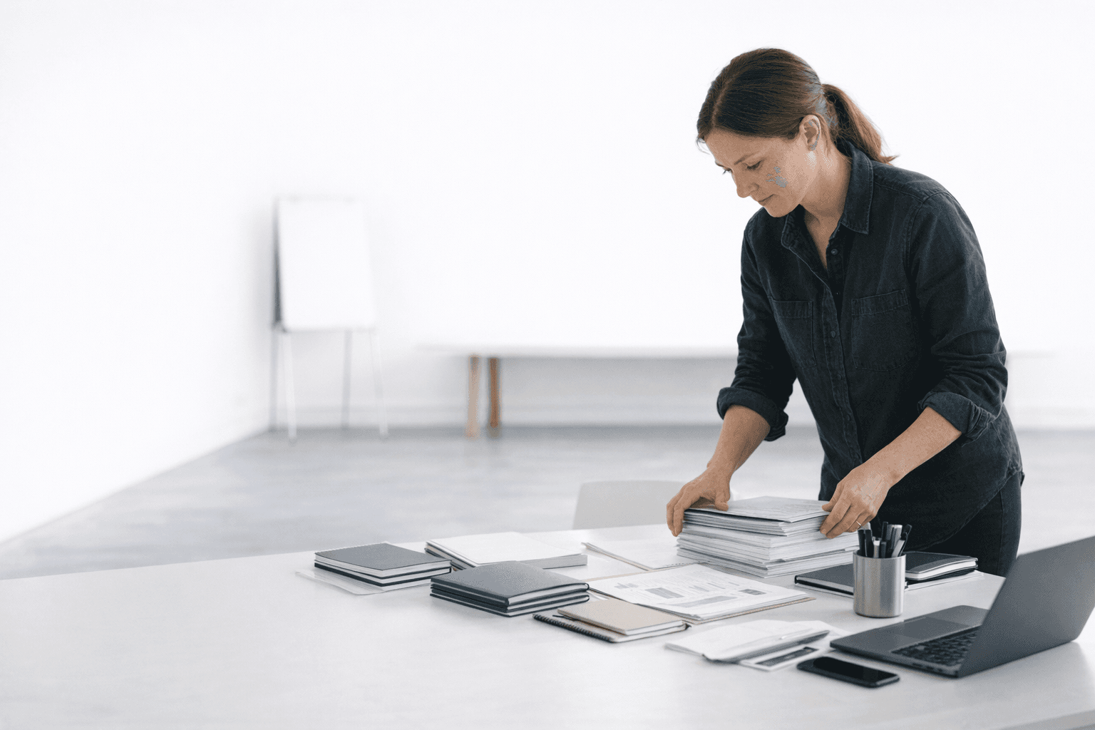 Photorealistic image showing participation in an educational policy setting.